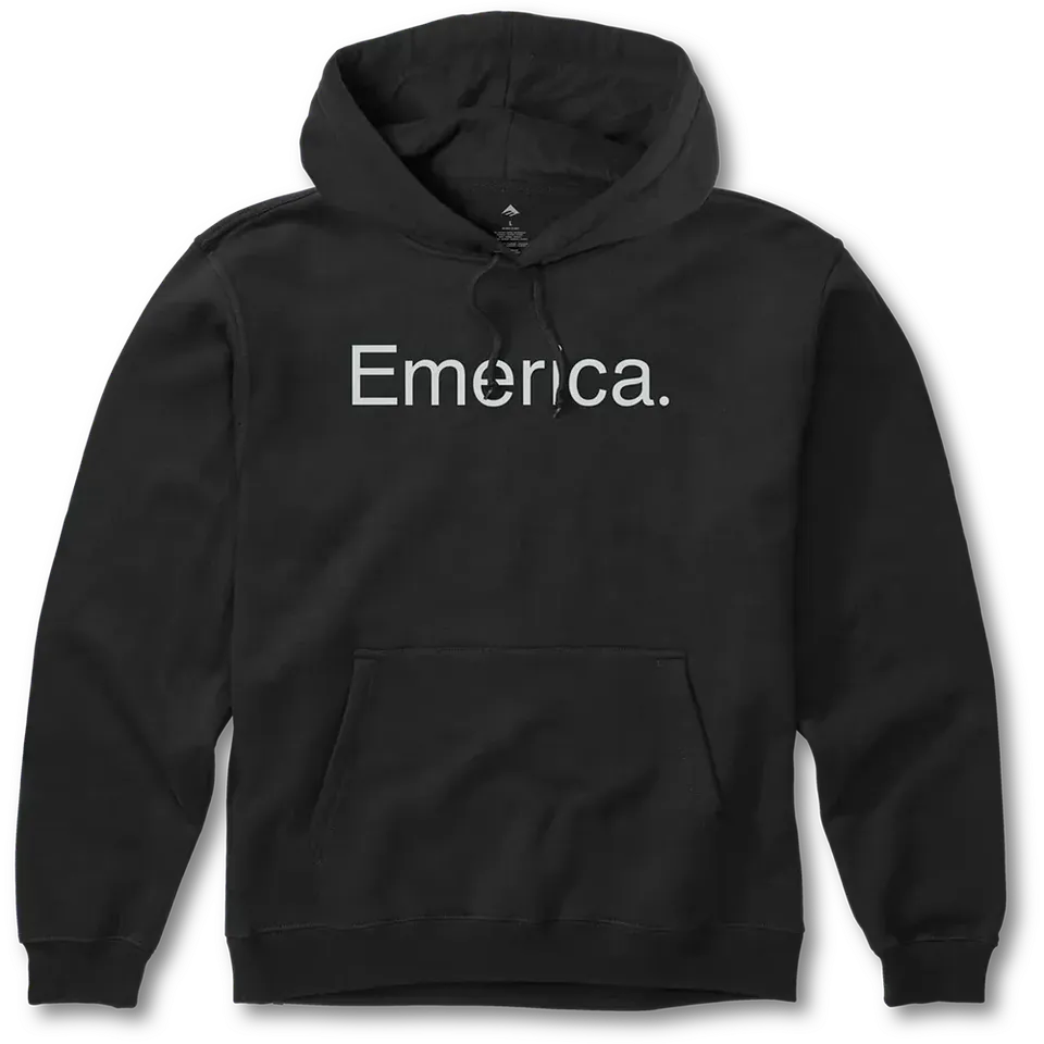 emerica-pure-logo-pullover-sweat-skate-noir image 1