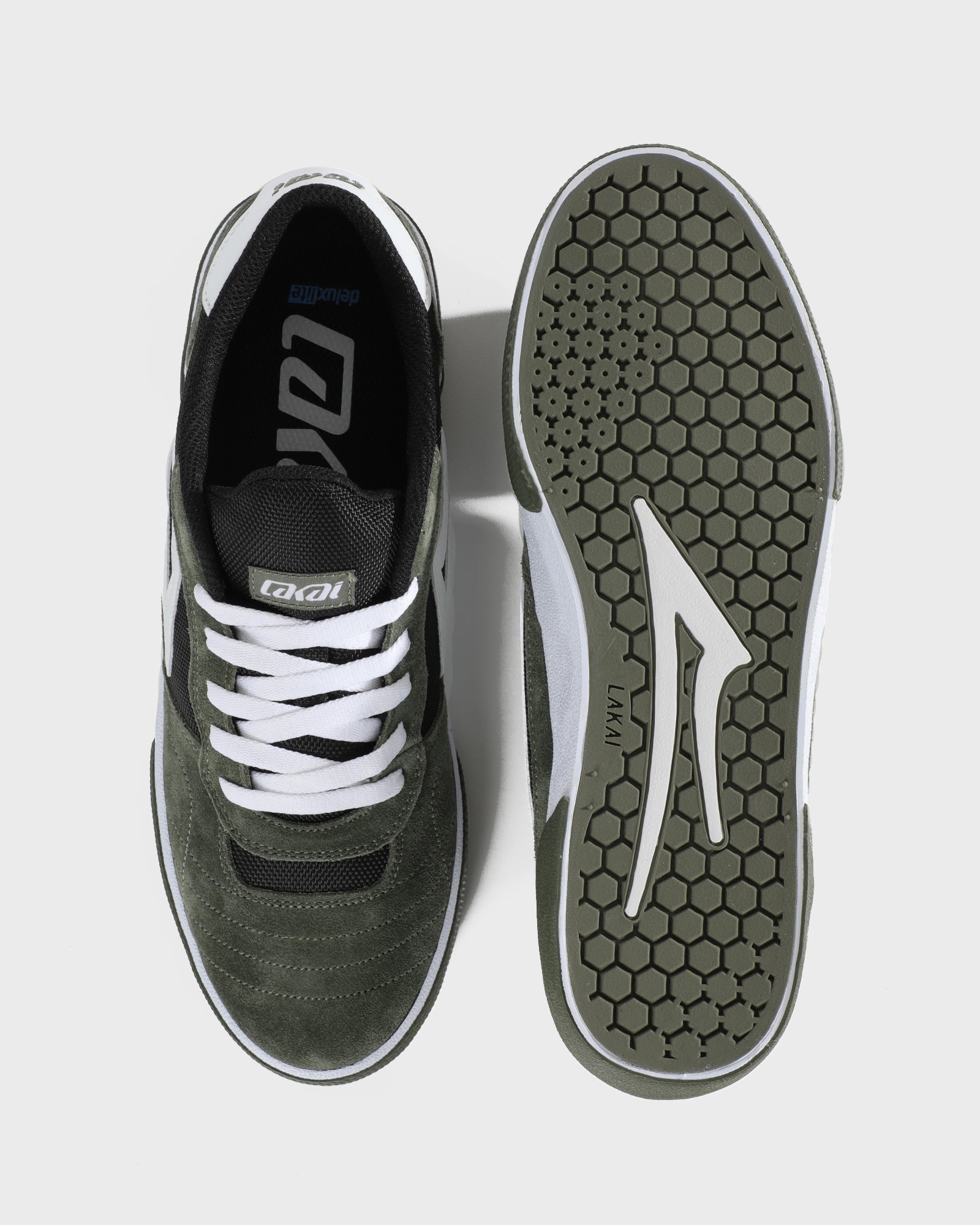 lakai-cambridge-covert-chaussures-de-skate-vert-noir-blanc image 3