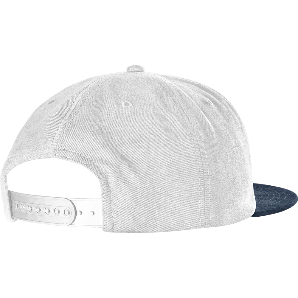 etnies-x-fos-snapback-casquette-white-navy image 6