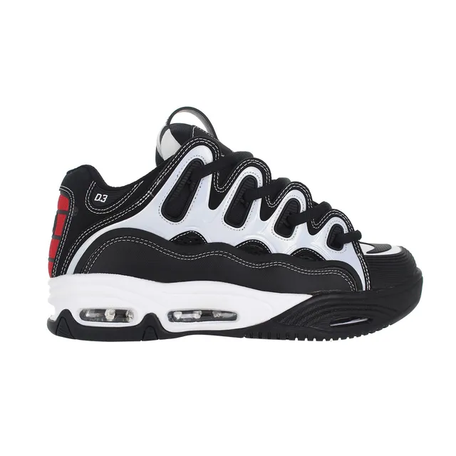 osiris-d3-2001-sneakers-skate-homme-black-white-red image 1