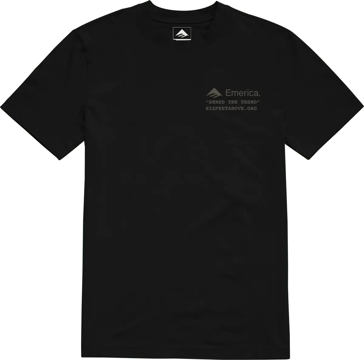emerica-six-feet-above-tee-t-shirt-noir image 1
