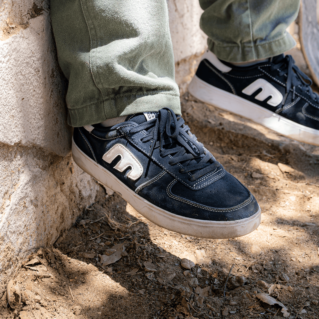 etnies-emerson-x-fos-chaussures-de-skate-navy-white image 2