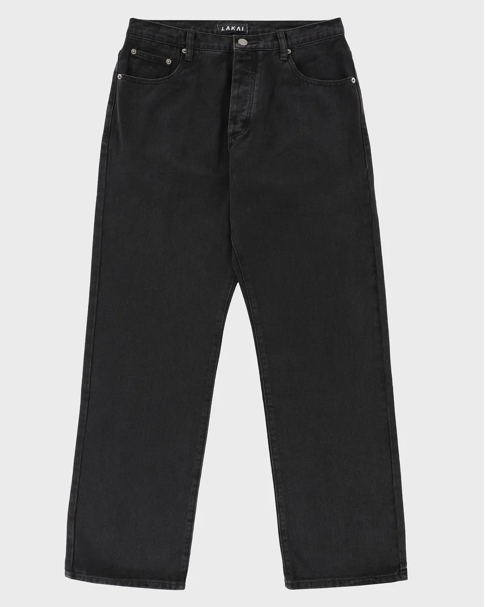 lakai-01-straight-leg-denims-jean-droit-noir image 1