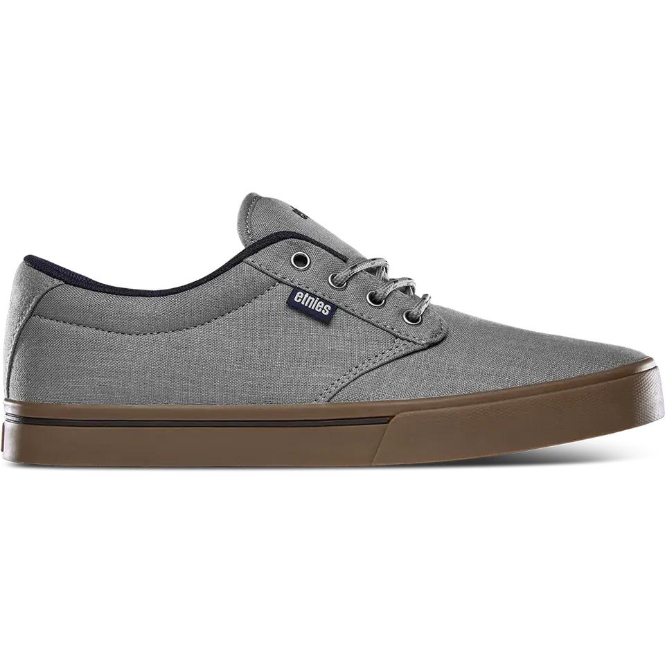 etnies-jameson-2-eco-chaussures-skate-vegan-gris-clair-marine image 1
