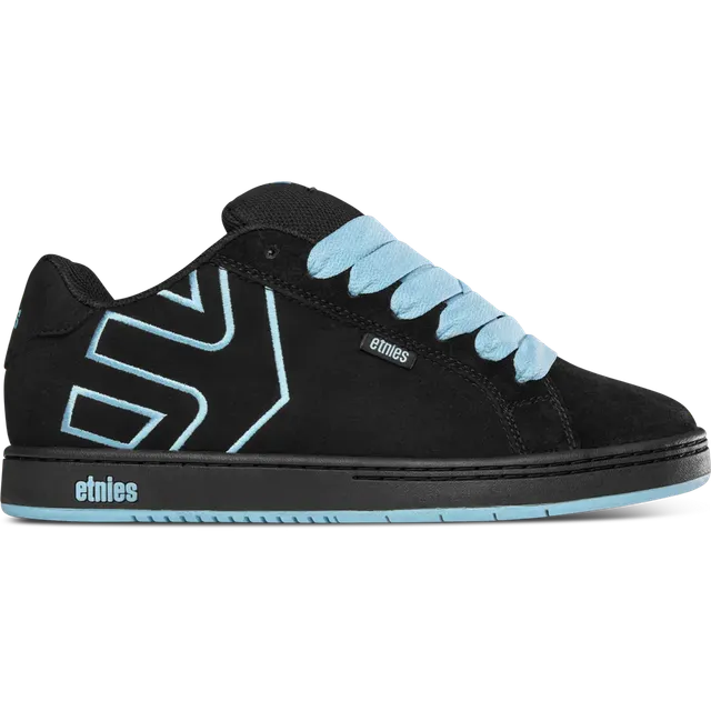 etnies-fader-chaussures-de-skate-noir-bleu-clair image 1