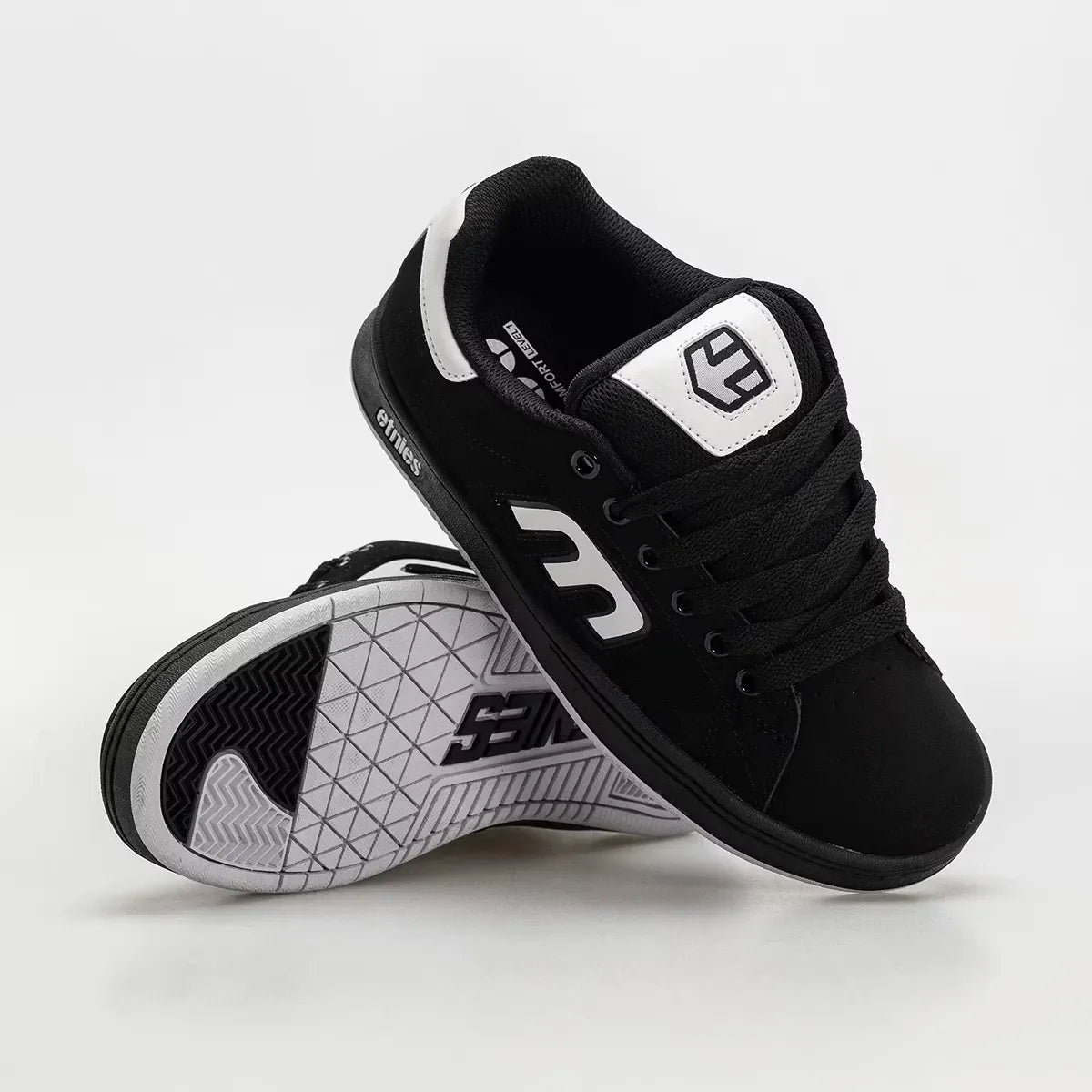 etnies-callicut-chaussure-skate-homme-noir-blanc-noir image 2