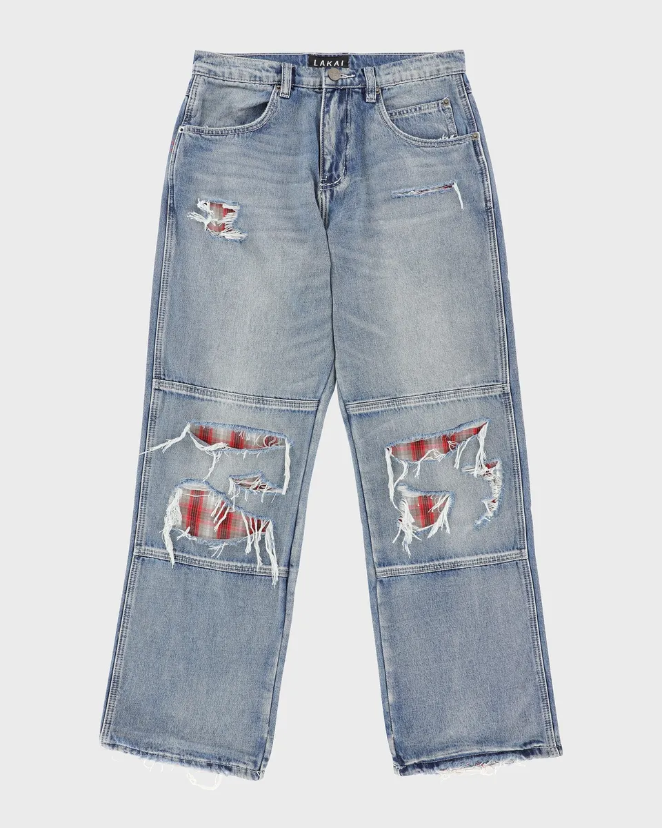 lakai-jean-distressed-double-knee-indigo image 1