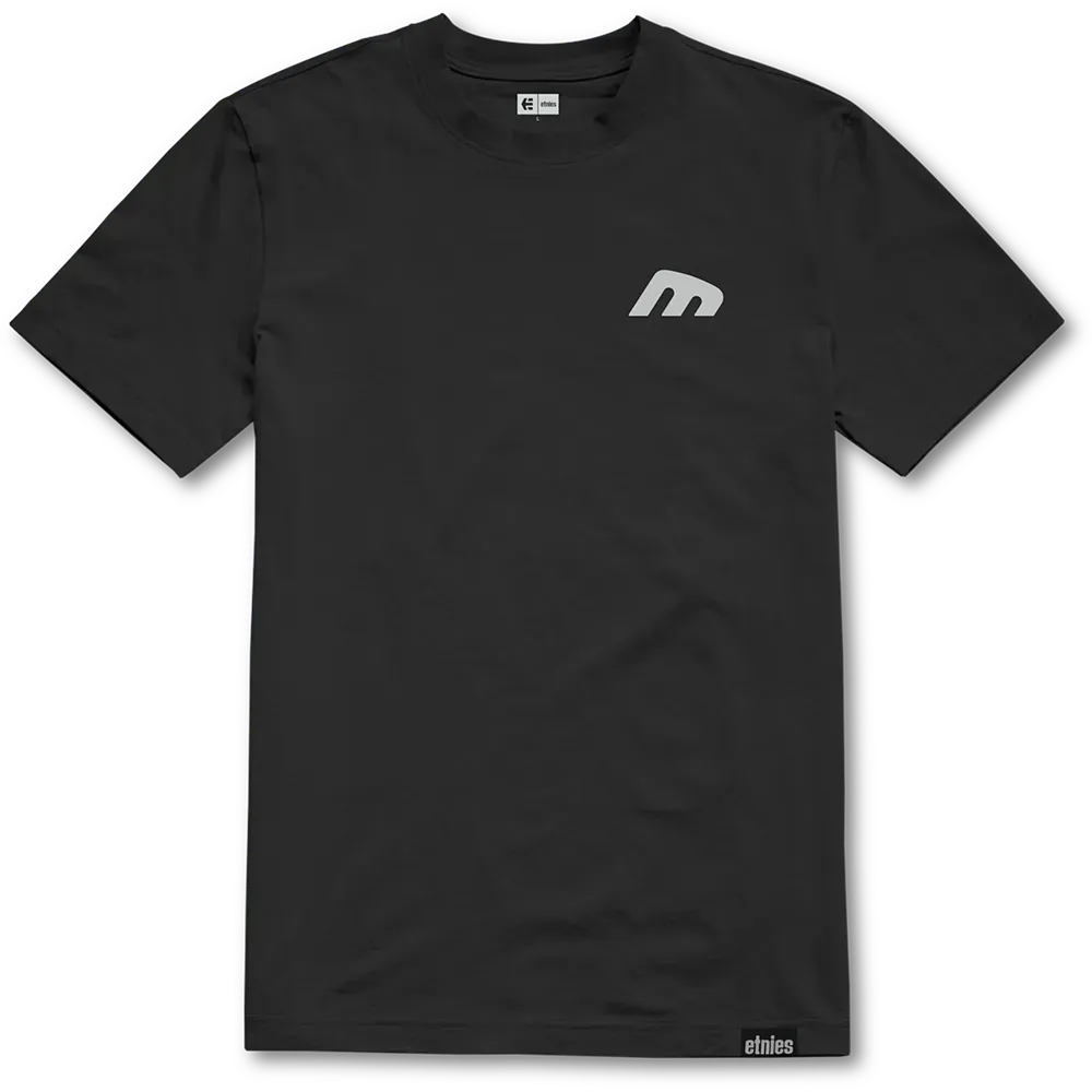 etnies-team-embroidery-tee-t-shirt-black-white image 1
