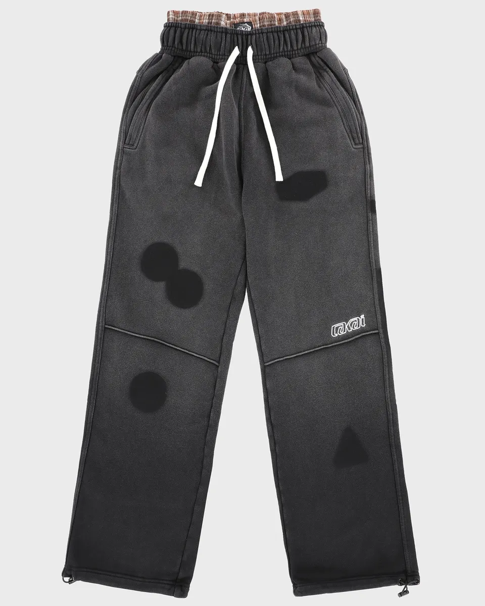 lakai-manchester-pantalon-jogging-double-waisted-sunfaded-black image 1