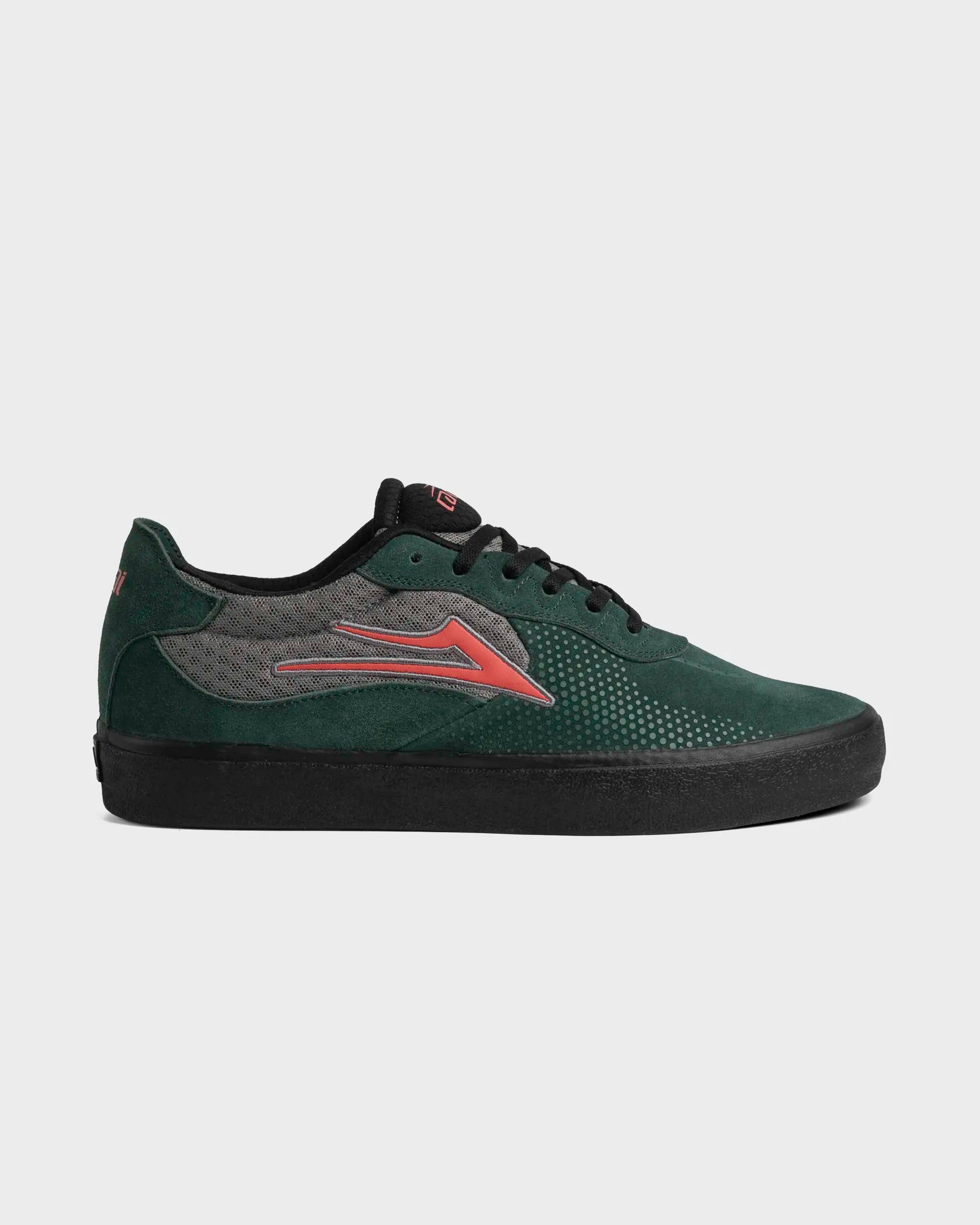 lakai-essex-chaussure-skate-pinette-noire-corail image 1