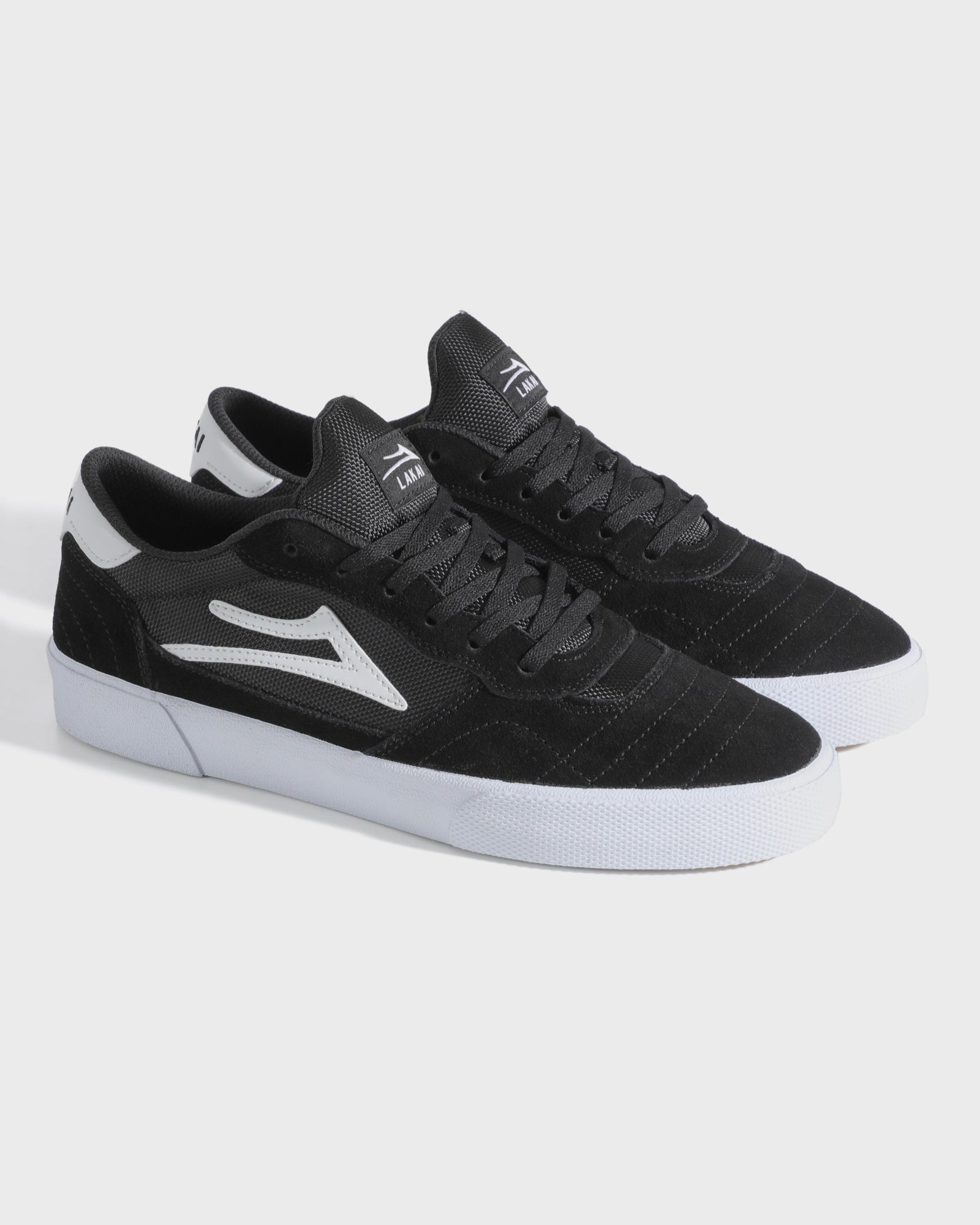 lakai-cambridge-black-white-suede-chaussure-skate-vulc image 2