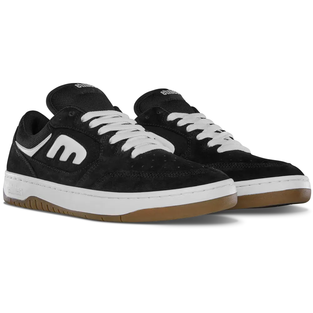 etnies-loot-chaussures-skate-homme-noir-blanc-gum image 5
