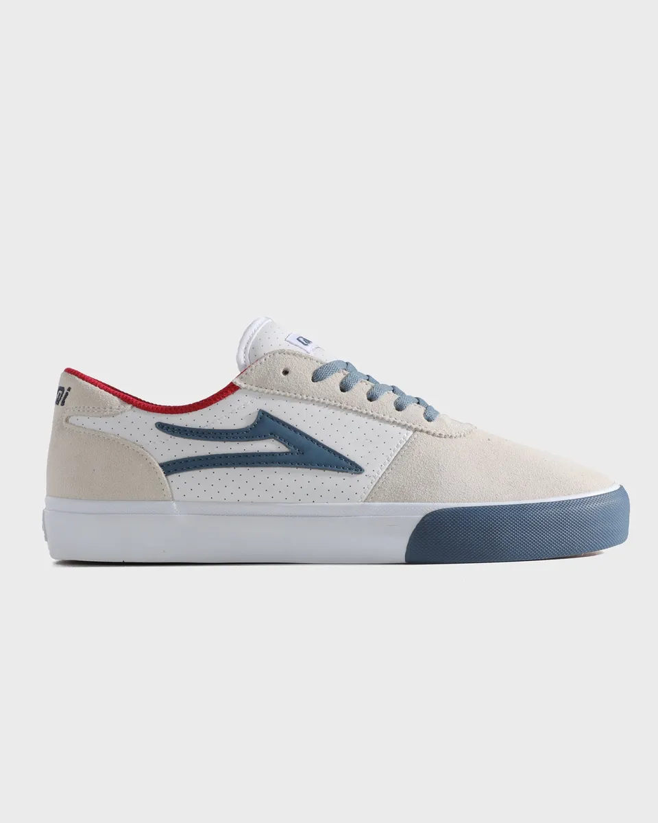 lakai-manchester-chaussure-skate-white-suede-navy-perf image 1