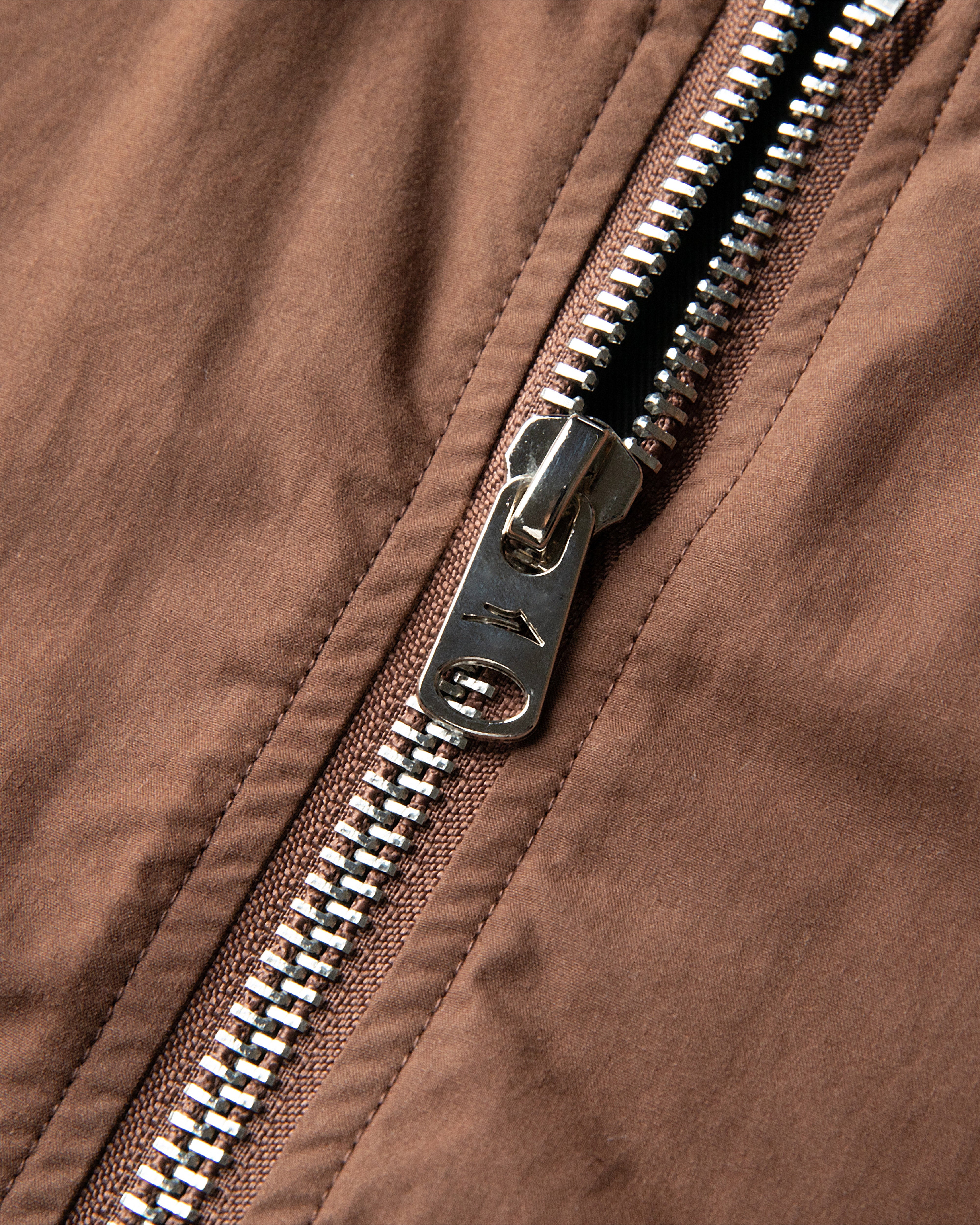 lakai-manchester-blouson-bomber-zip-slashed-brown image 4