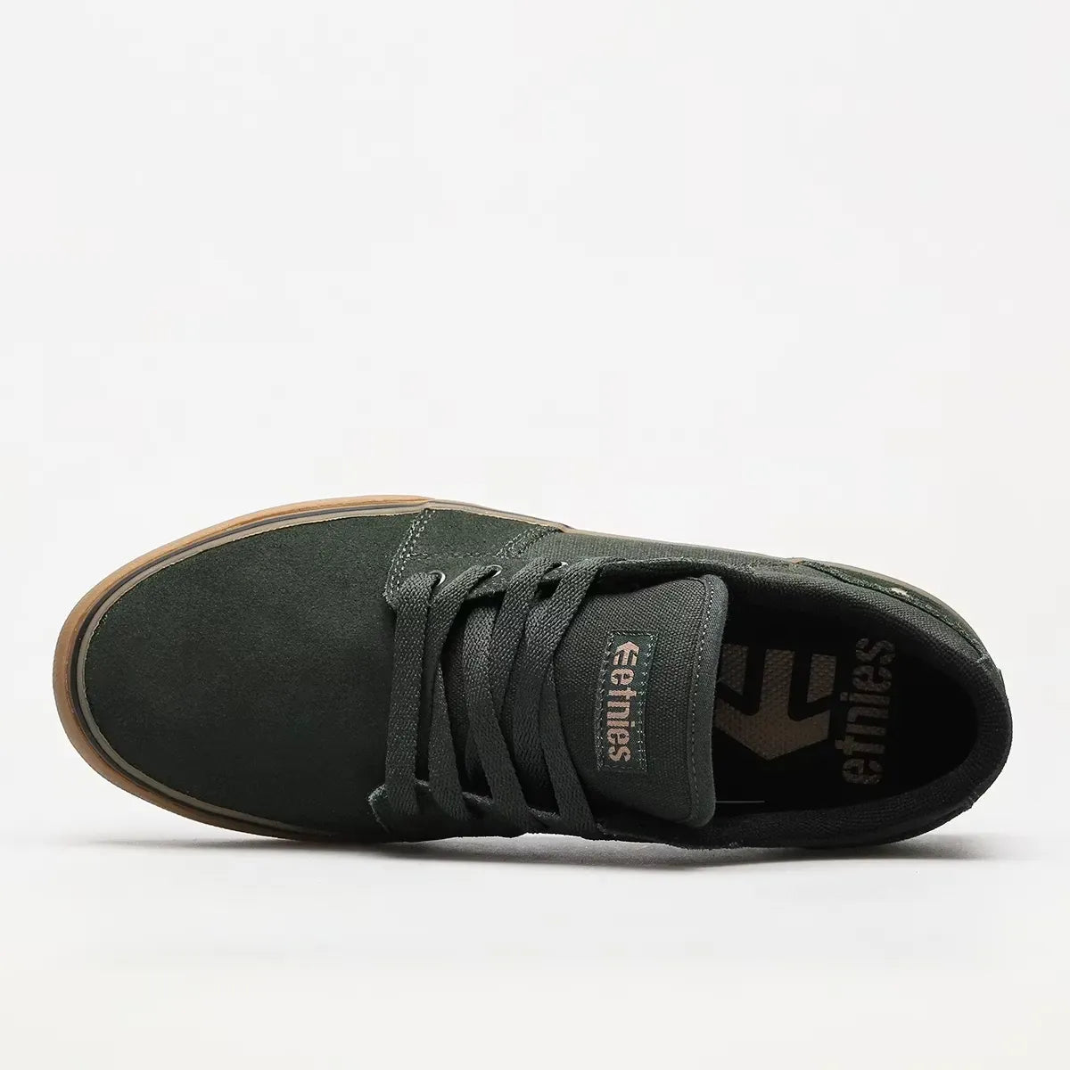 etnies-barge-ls-chaussures-skate-green-gum image 4