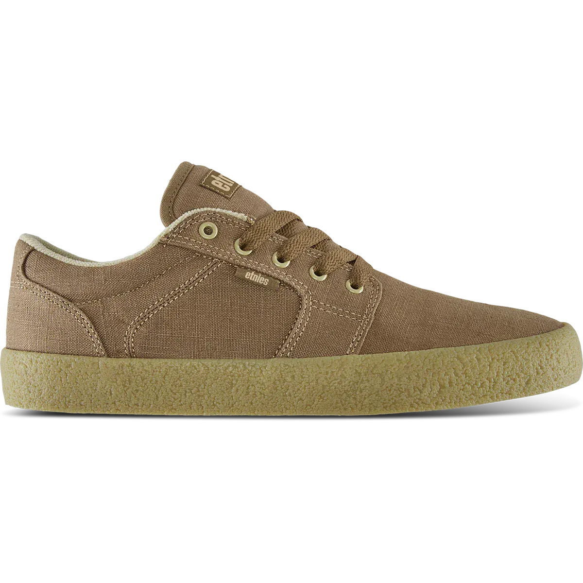 etnies-barge-ls-premium-chaussures-skate-brown-beige-gum image 1