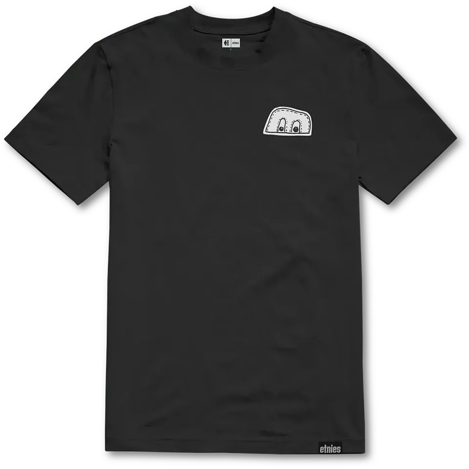 etnies-x-fos-tee-t-shirt-black-white image 1