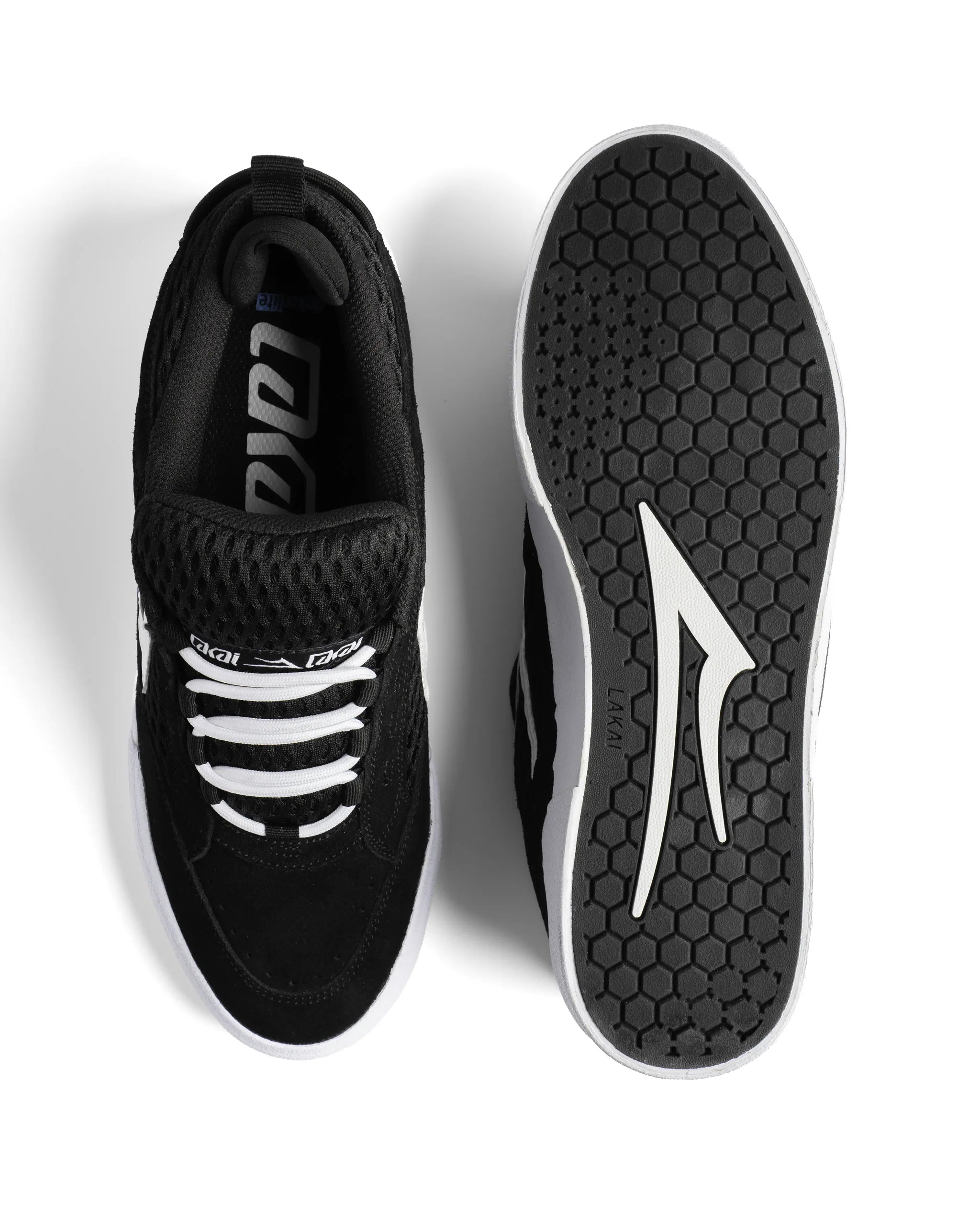 lakai-aran-chaussures-skate-black-suede-white image 3