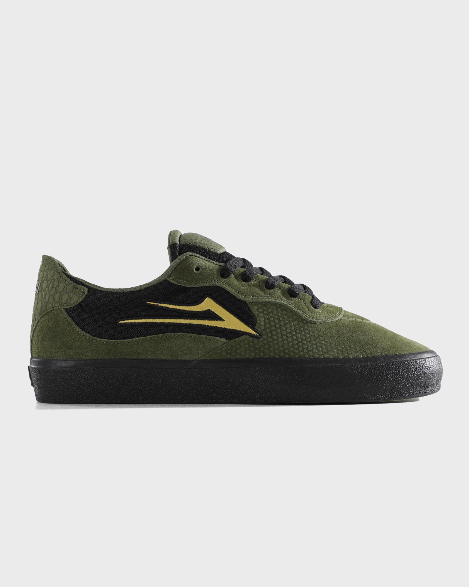lakai-essex-chaussure-skate-black-gator-gold image 1