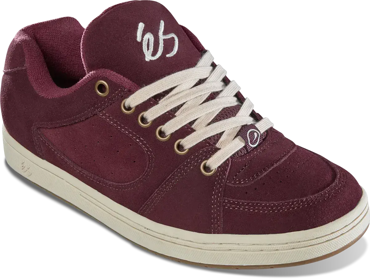 s-accel-chaussures-de-skate-bordeaux-tan-dition-1995 image 4