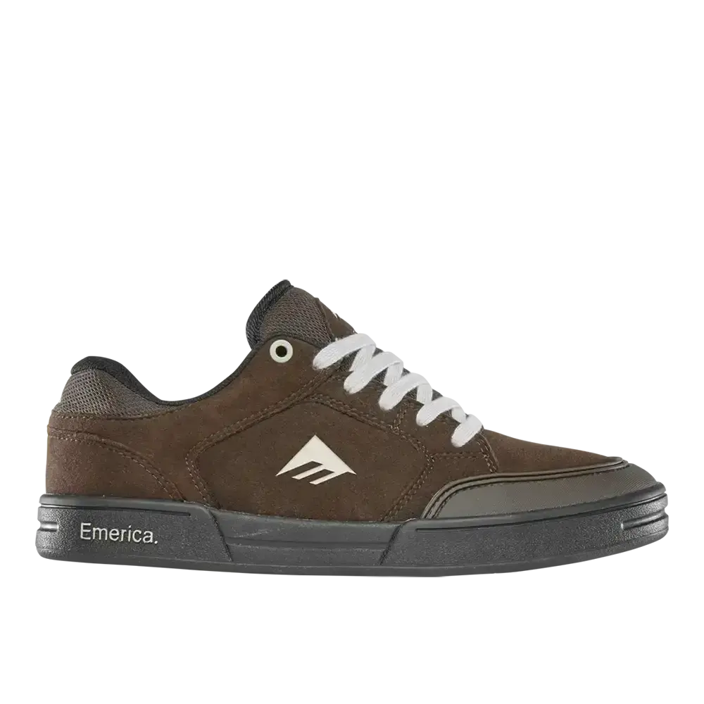 emerica-heritic-chaussure-skate-marron-noir-tan-vegan image 1