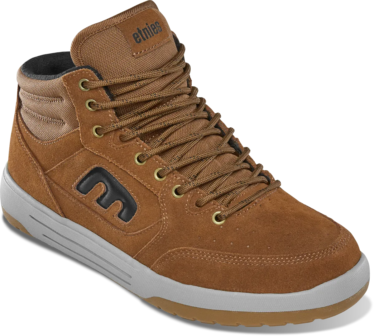 etnies-loot-high-wr-chaussures-skate-marron image 4