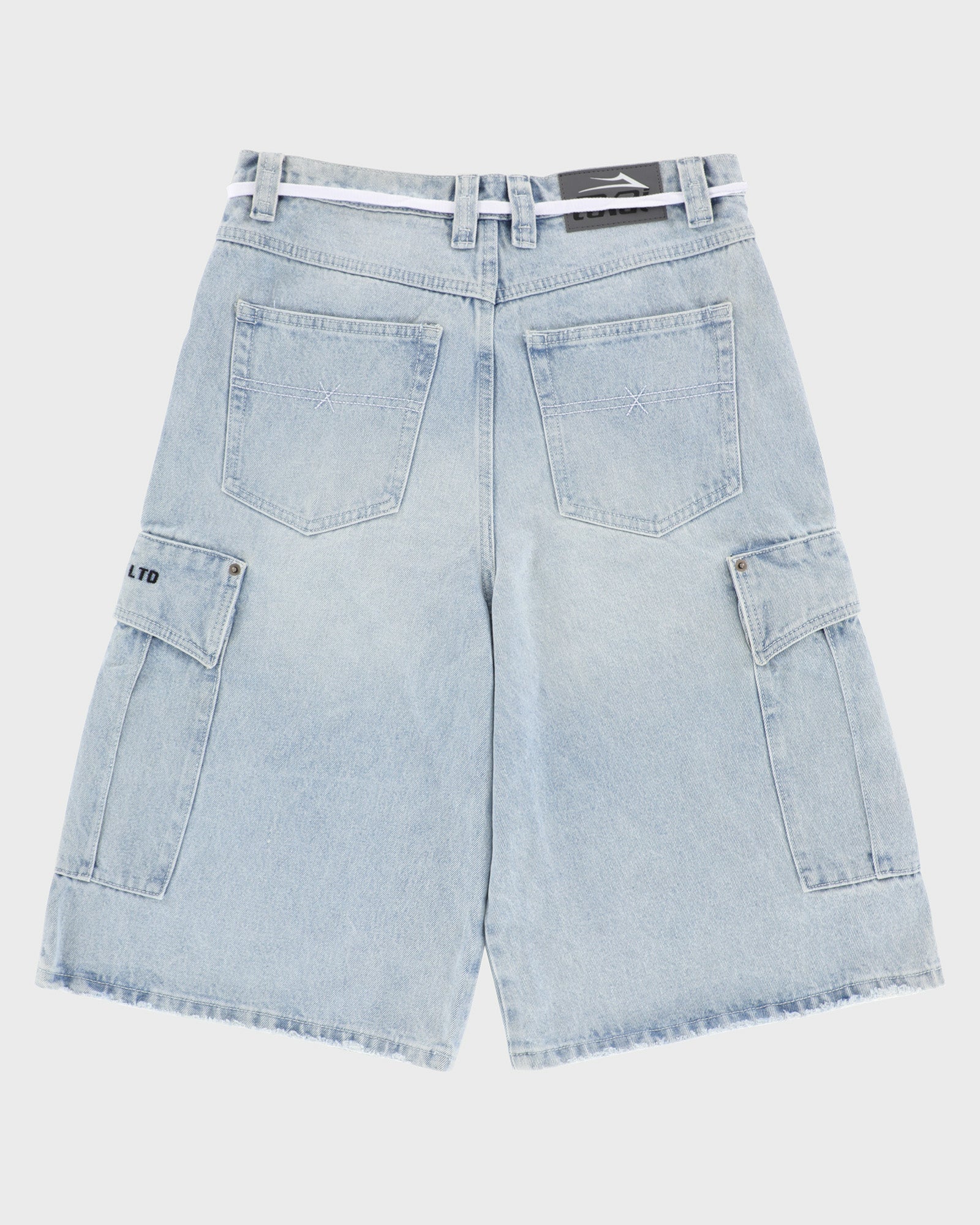 lakai-cargo-jumbo-jort-jean-cargo-large-bleu image 3