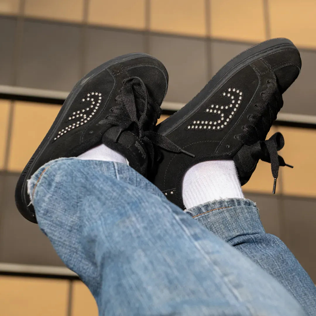 etnies-kingpin-chaussures-skate-black-black-silver image 8
