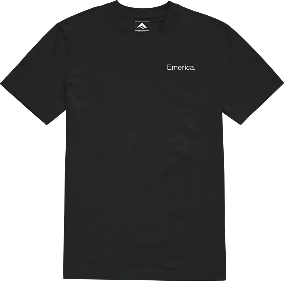emerica-lockup-tee-t-shirt-noir image 1
