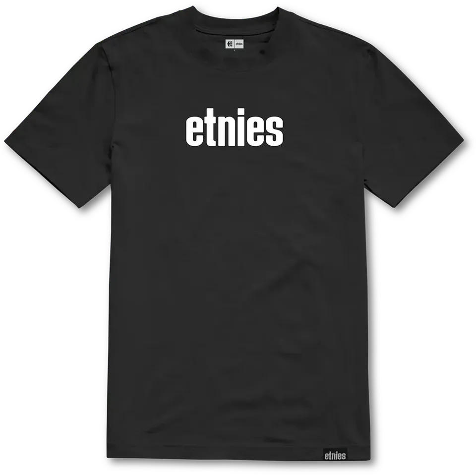 etnies-wordmark-tee-t-shirt-noir-blanc image 1