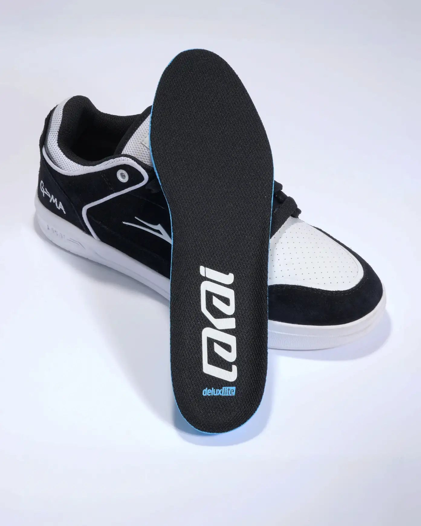 lakai-telford-low-chris-joslin-chaussures-de-skate-noir-blanc image 6