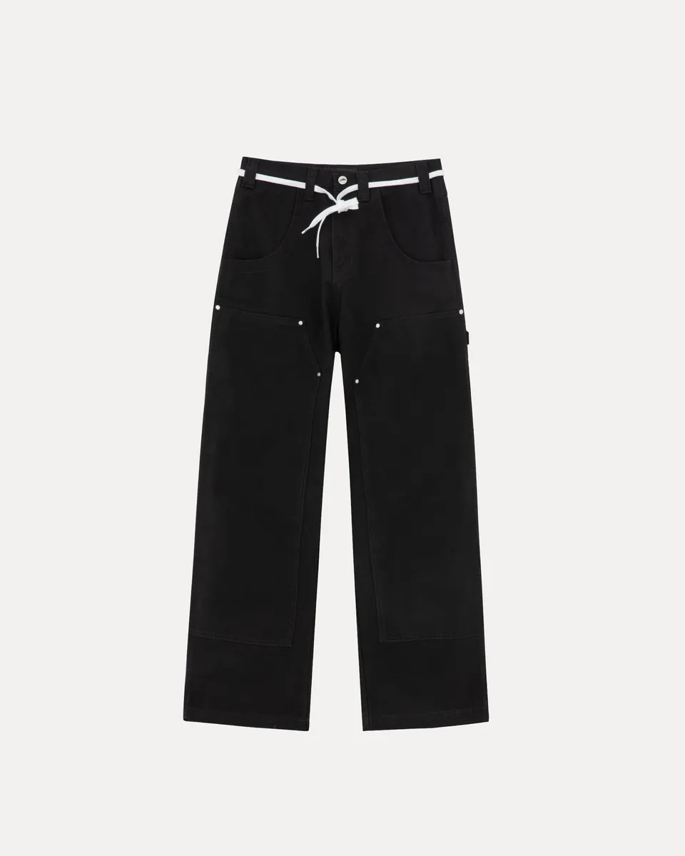 lakai-wide-leg-double-knee-pant-pantalon-skate-black image 1