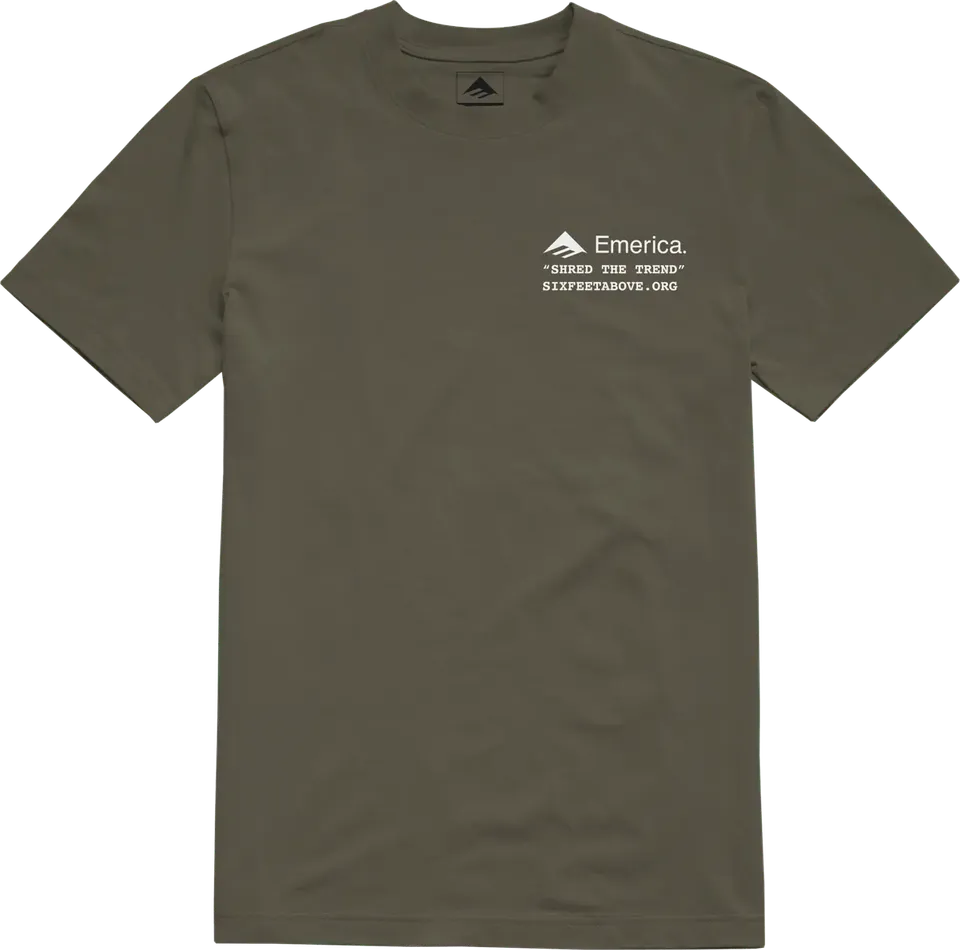 emerica-six-feet-above-tee-t-shirt-collab-imprim-avant-dos image 1