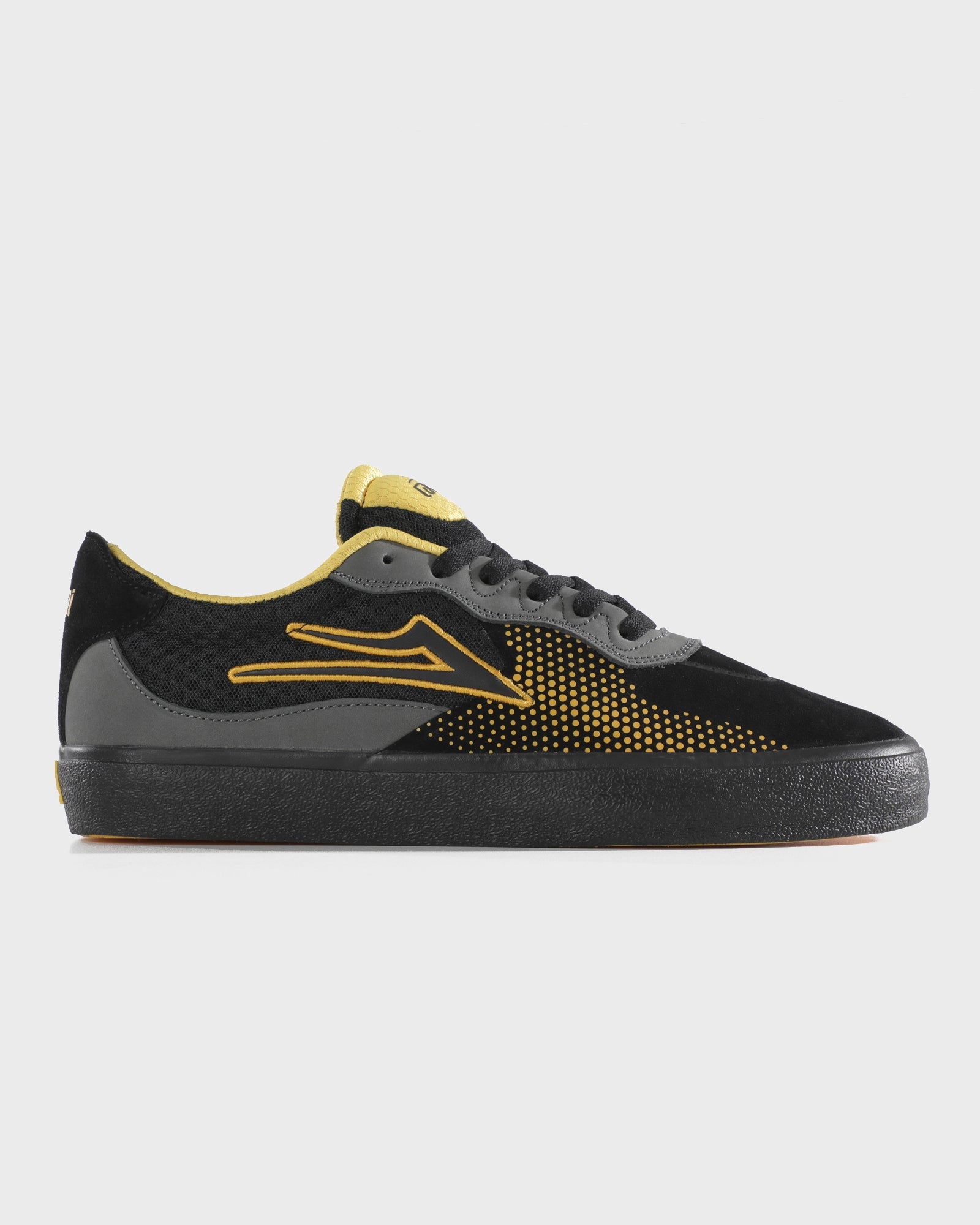 lakai-essex-chaussures-skate-black-yellow-gray image 1