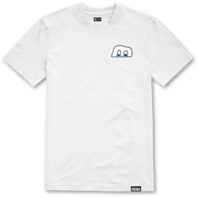 etnies-x-fos-tee-t-shirt-skate-blanc-navy image 1