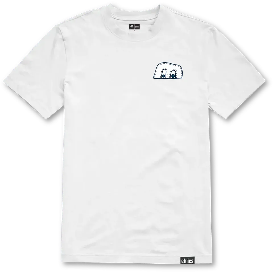 etnies-x-fos-tee-t-shirt-skate-blanc-navy image 1