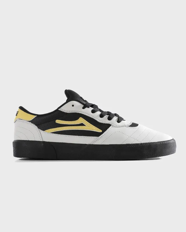 lakai-cambridge-white-banana-black-chaussure-skate image 1