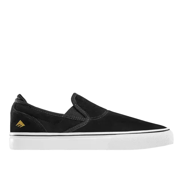emerica-wino-g6-slip-on-chaussures-skate-black-white-gold image 1