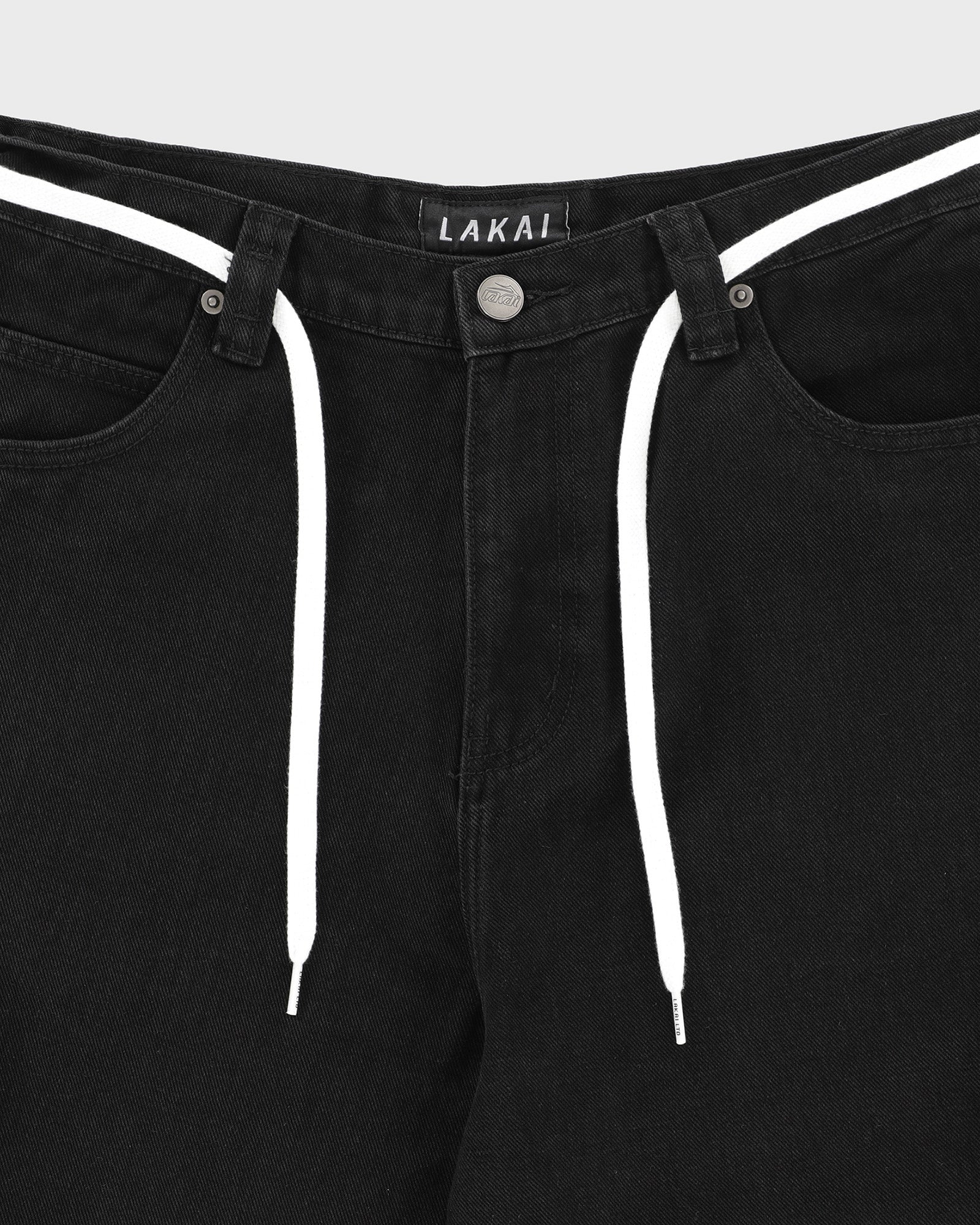 lakai-cargo-jumbo-jort-short-jean-black image 4