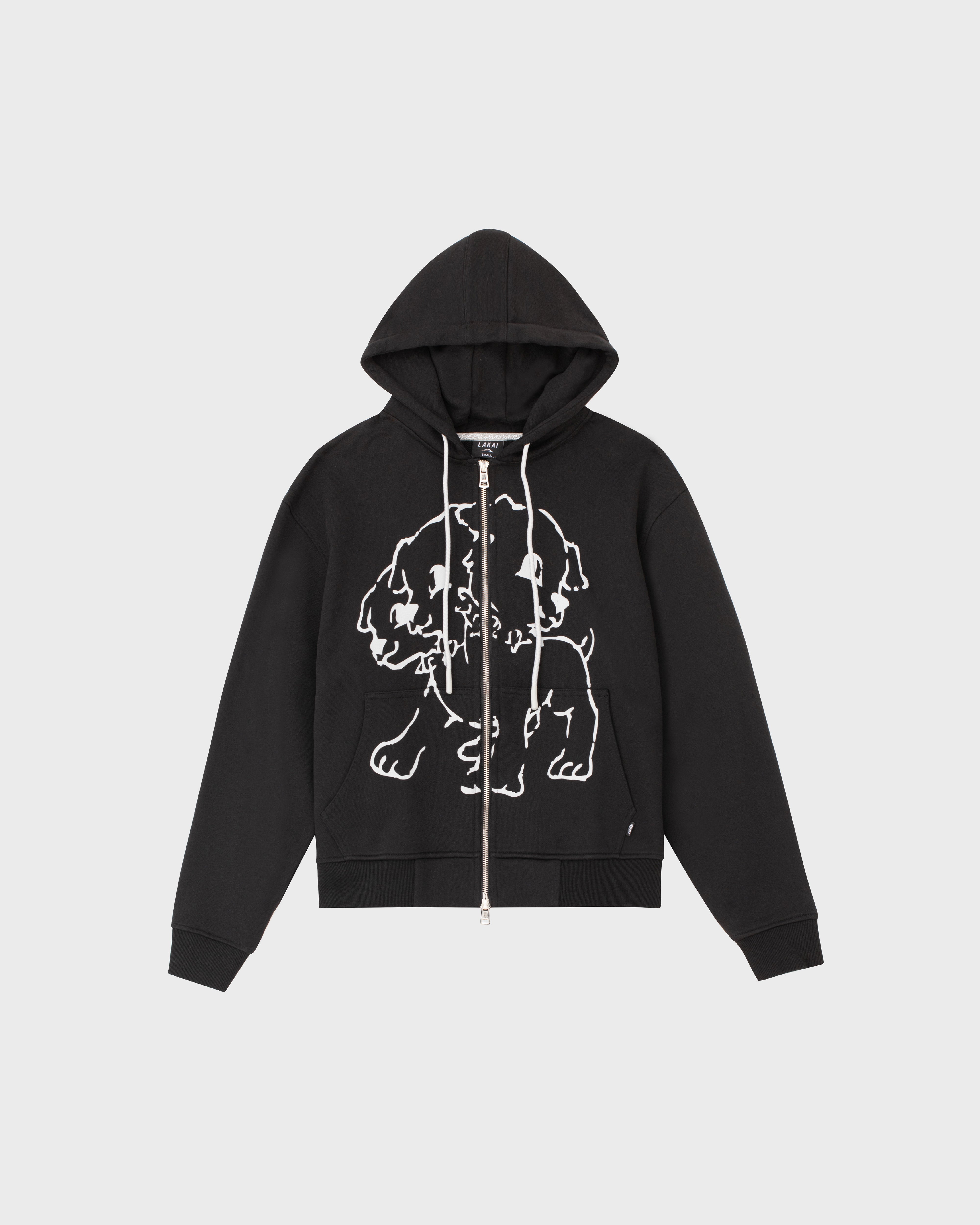lakai-cerberus-sweat-capuche-zipp-noir image 1