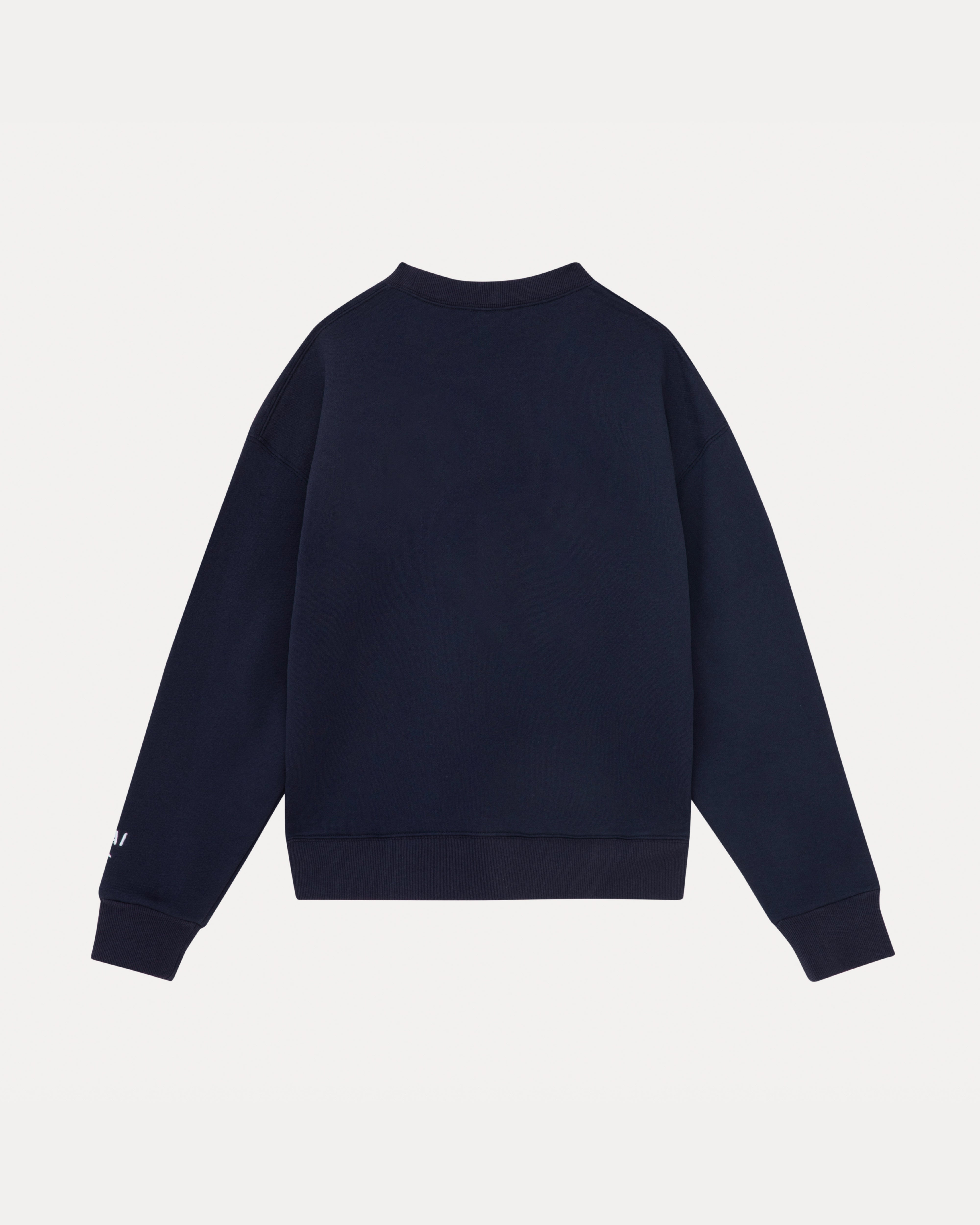lakai-classic-crewneck-sweater-sweat-col-rond-navy-blue image 2