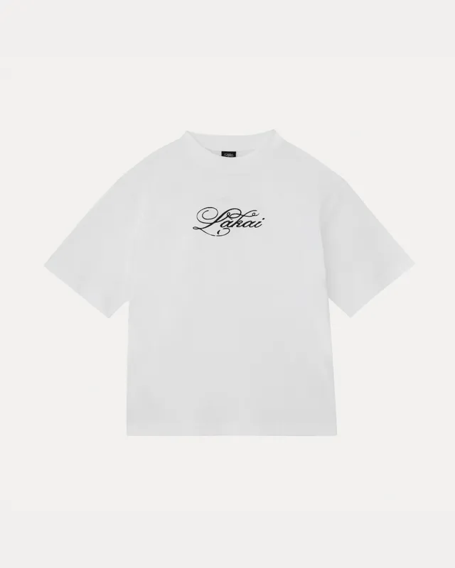 lakai-oversized-signature-tee-blanc image 1