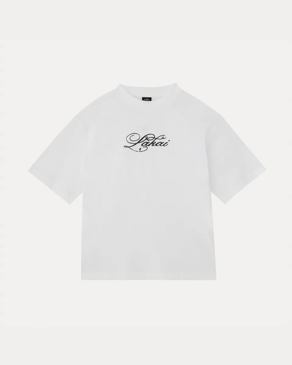 lakai-oversized-signature-tee-blanc image 1
