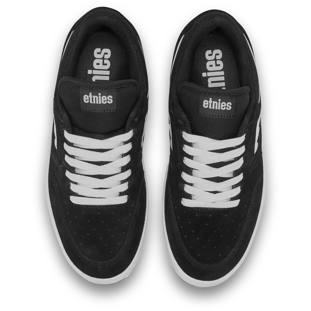 etnies-loot-chaussures-skate-homme-noir-blanc-gum image 2