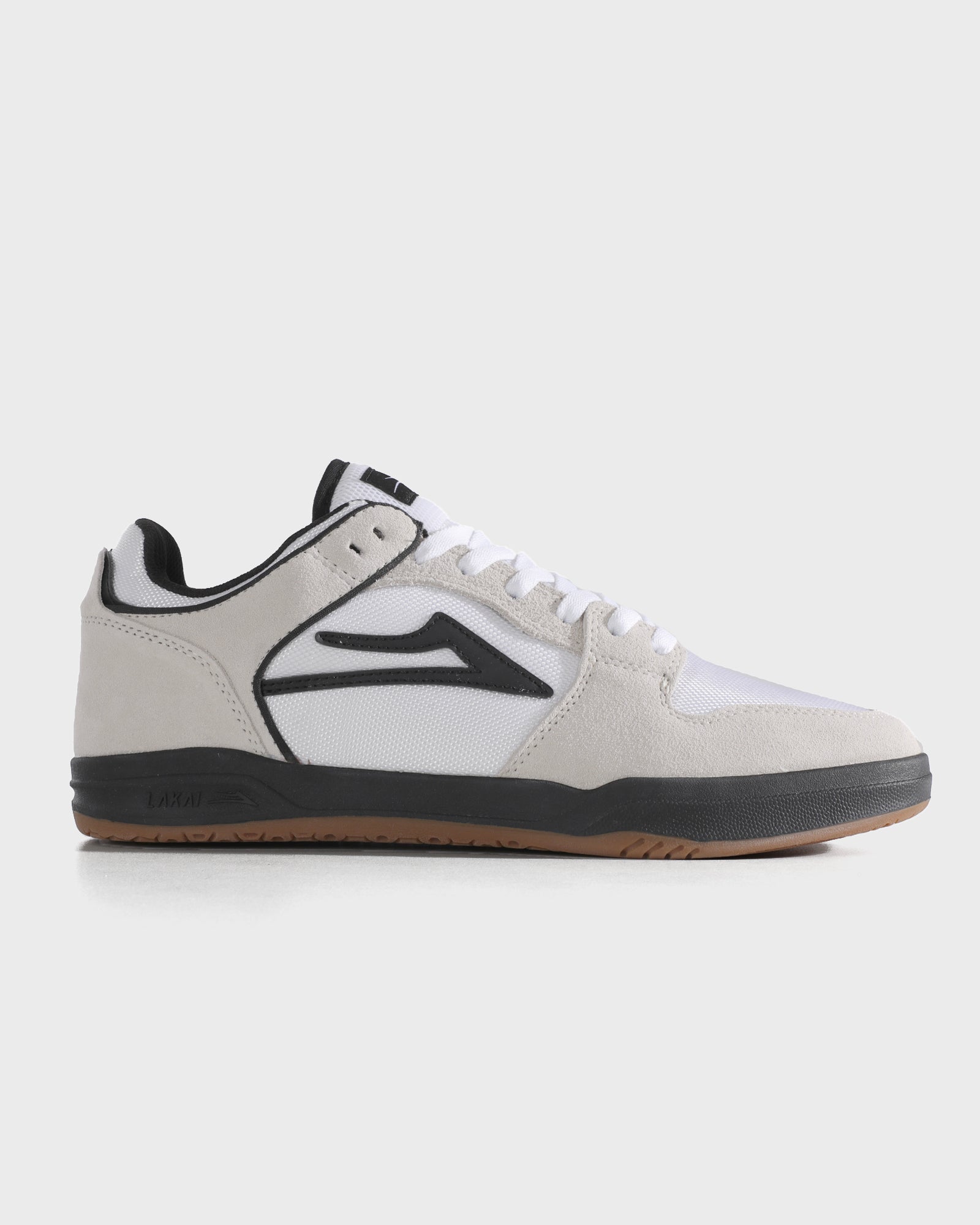 lakai-telford-low-chaussures-skate-blanc-su-de-cordura-noir image 1