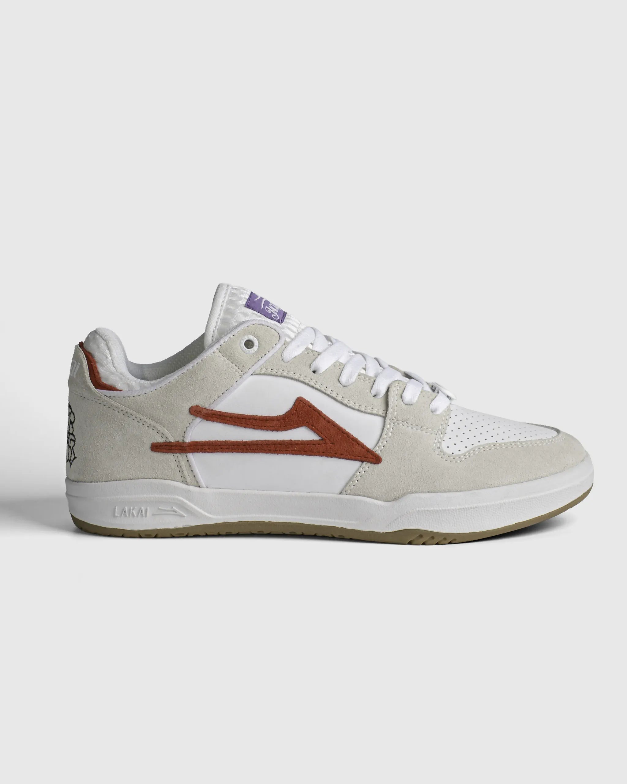 lakai-telford-low-elite-x-jacker-chaussures-skate-white-suede image 1