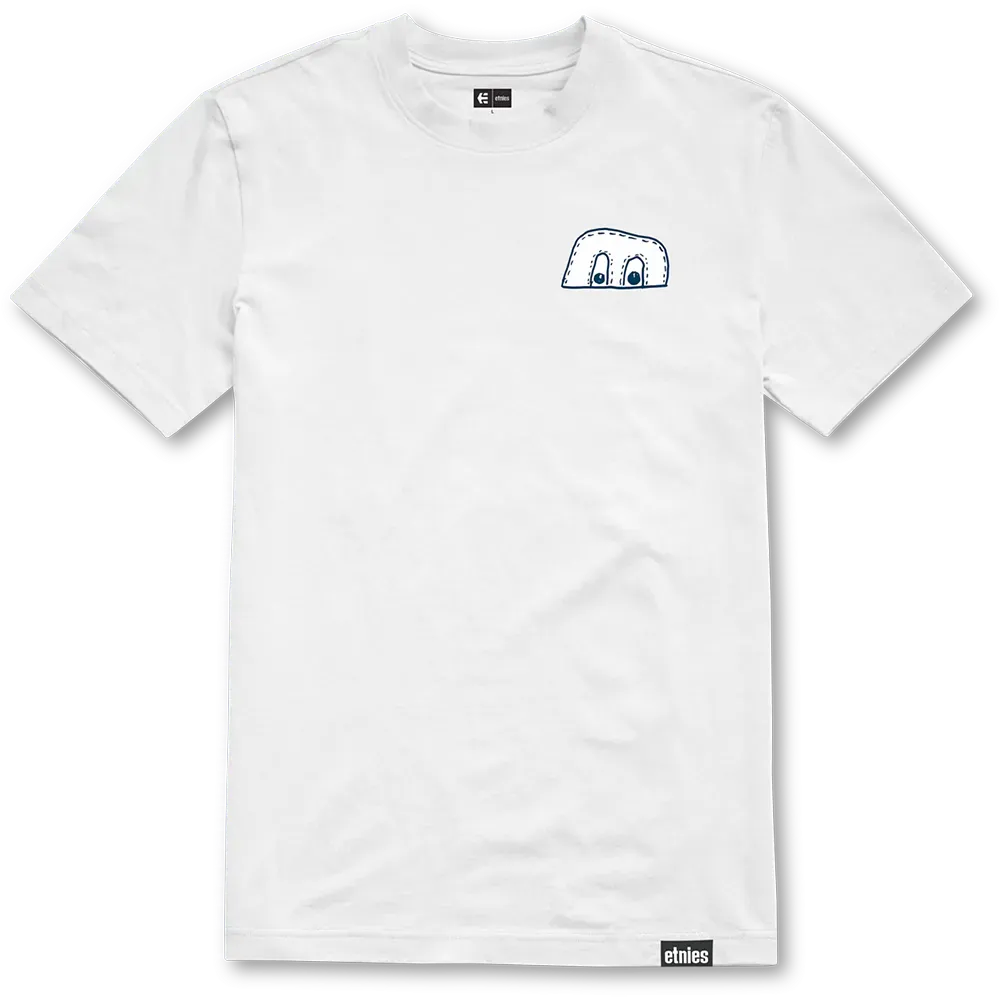 etnies-x-fos-tee-t-shirt-skate-blanc-navy image 1