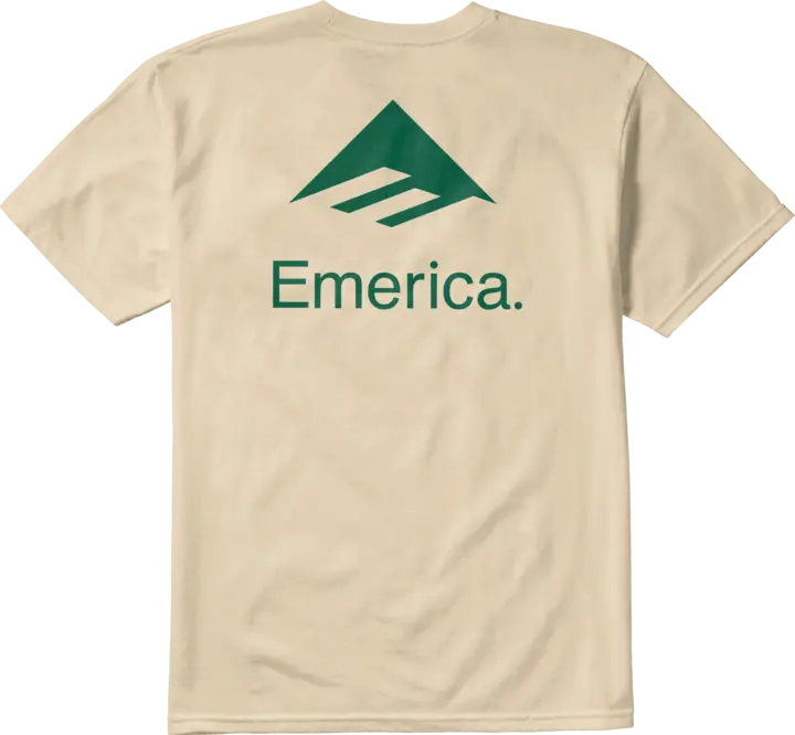 emerica-lockup-tee-t-shirt-marron image 2