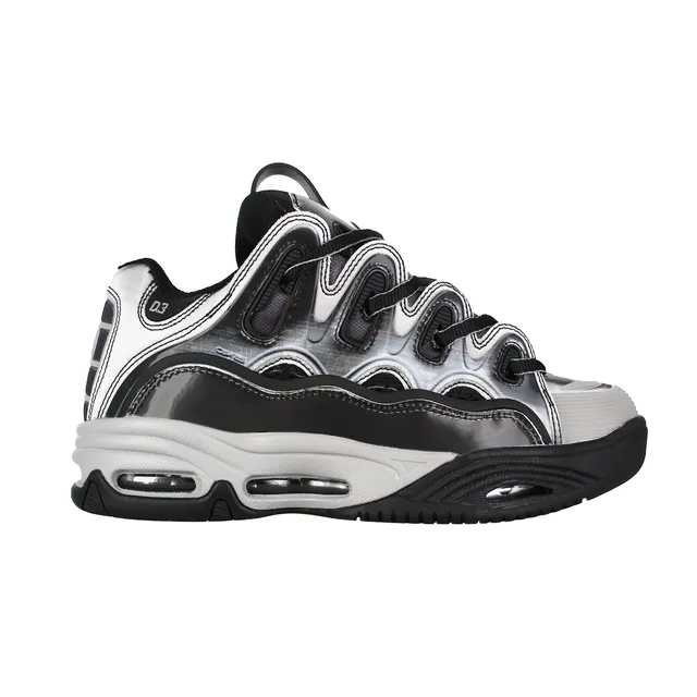 osiris-d3-2001-sneakers-skate-homme-silver-black-holo image 1