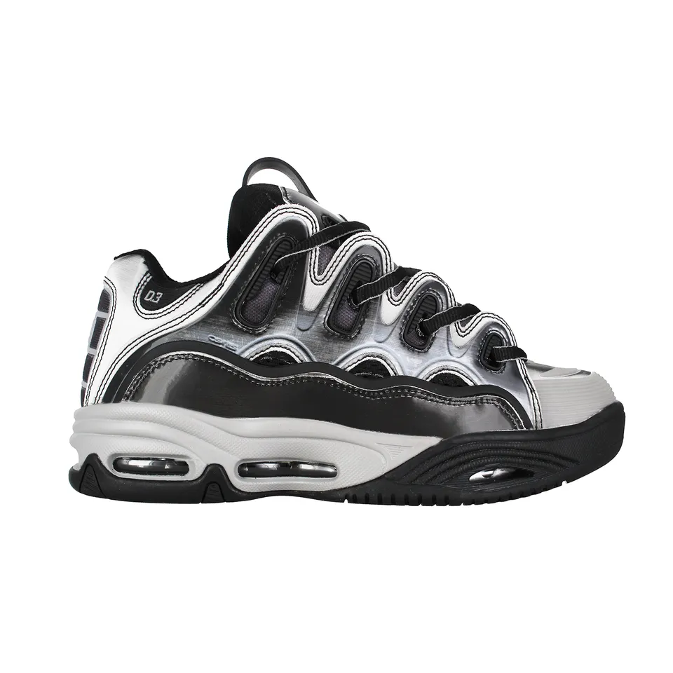 osiris-d3-2001-sneakers-skate-homme-silver-black-holo image 1